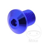 Tapa Tornillo Retrovisor Daytona M10x1.25 Azul Derecha | Motos Camaral