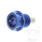 Tornillo Magnético Drenaje Aceite JMP M14x1.5 Azul | Motos Camaral