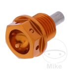 Tornillo Magnético Drenaje Aceite JMP M14x1.5 Naranja | Motos Camaral