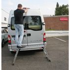 Plataforma de Trabajo en Aluminio 1250x300x750mm | Motos Camaral