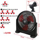 Ventilador de Taller 440mm 3 Velocidades | Motos Camaral