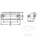 Luz de Matrícula para Remolque y Furgoneta | Motos Camaral