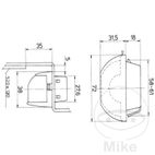 Luz de Matrícula para Remolque y Furgoneta | Motos Camaral