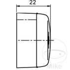 Luz de Marca Lateral Amarilla | Recambios Maquinaria | Motos Camaral