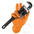 Guantes Desechables Naranja GRIPP NBR Talla M | Motos Camaral