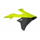 Aletines de radiador Polisport RM-Z450 18-19 Amarillo neón - motoscamaralweb.com