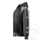 Sudadera MCT con Capucha Negro/Antracita | Motos Camaral