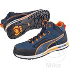 Zapatos de Trabajo S3 CROSSTWIST Azul/Naranja | Motos Camaral