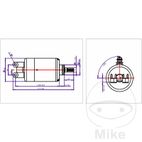 Motor de arranque JMP 7003972 | Recambio Motocicleta | Motos Camaral