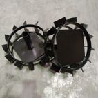 JUEGO DE RUEDAS METALICAS C/EJES H-23MM 290X100 MM (2 UN)- motoscamara