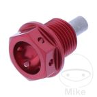Tornillo Drenaje Aceite M14x1.25 Rojo | JMP Bolt | Motos Camaral