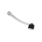 Pedal de arranque V PARTS - Scooter aluminio plata- motoscamaralweb.co