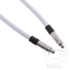 Latiguillo Metálico Freno Vario 105 cm Blanco | Motos Camaral