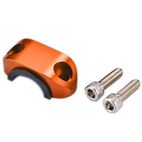 Abrazadera superior soporte maneta con goma ART naranja - motoscamaralweb.com