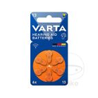 Pila 13 Varta 6 Piezas Hearing Aid PR48 | Varta | Motos Camaral