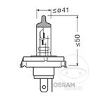 Bombilla 12V 45/40W Osram R2 P45T | Motos Camaral