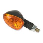 Juego de intermitentes universales V PARTS brazo corto - Negro / Ambar - motoscamaralweb.com