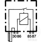 Relé de Corriente de Trabajo 12V 4 Polos | Motos Camaral
