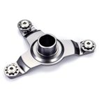 Soporte protector disco delantero ART Kawaski gris - motoscamaralweb.com