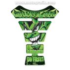 Protector de depósito Motografix DEMON 1 pieza. verde - motoscamaralweb.com