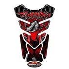 Protector de depósito Motografix BANDIT 4 piezas Rojo - motoscamaralweb.com
