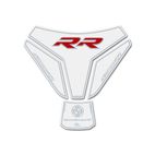 Protector de depósito Motografix BMW S1000RR 4 piezas blanco - motoscamaralweb.com