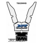 Protector de depósito Motografix BMW S1000XR blanco negro azul - motoscamaralweb.com