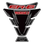 Protector de depósito Motografix Kawasaki ER6F 3 piezas negro - motoscamaralweb.com