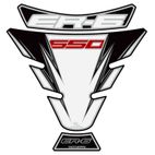 Protector de depósito Motografix Kawasaki ER6F 3 piezas blanco - motoscamaralweb.com