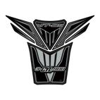 Protector de depósito Motografix YAMAHA MT-09 6 piezas negro/plata - motoscamaralweb.com