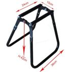 Caballete moto Trial Plegable Color negro - motoscamaralweb.com