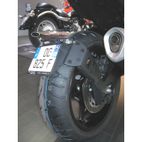 Portamatrículas a la rueda Yamaha FZ1/FZ8 negro - motoscamaralweb.com