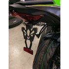 Portamatrículas Kawasaki ZX-6R negro V PARTS - motoscamaralweb.com