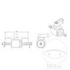 Grifo de gasolina 5 mm JMP | Repuestos | Motos Camaral