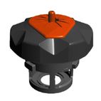 Tapón para garrafa de gasolina TUFF JUG - Negro / Naranja - motoscamaralweb.com