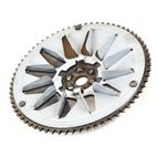 Polea fija dentada con ventilador Peugeot 2T 50cc PE 732801 V PARTS- m