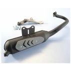 Escape Polini acero negro original homologado Vespa 200.0309 - motoscamaralweb.com