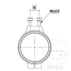 Abrazadera YSS 52mm Depósito Compensación | Motos Camaral