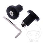 Contrapesos Manillar Aluminio Negro 17mm JMP | Motos Camaral