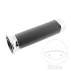 Puño Izquierdo D.21mm Negro/Cromado OEM | Motos Camaral