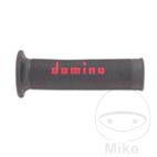 Puños Domino A010 Negro/Rojo Abierto | Motos Camaral