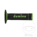 Puños A190 Negro/Verde Domino 22/26mm | Motos Camaral