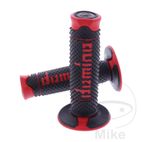 Puños A260 Negro/Rojo Domino 22/26mm | Motos Camaral