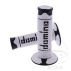 Puños Domino A260 Blanco/Negro Cerrados | Motos Camaral