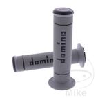 Puños Domino A240 Gris/Negro Cerrados | Motos Camaral