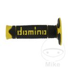 Puños Domino Negro/Amarillo Cerrados | Domino | Motos Camaral