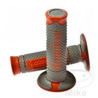 Puños Domino A260 Gris/Naranja Cerrados | Motos Camaral
