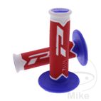 Puños 788 Blanco/Rojo/Azul 22/25mm | Motos Camaral