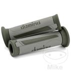Puños A350 Gris/Verde Domino 22/26mm | Motos Camaral