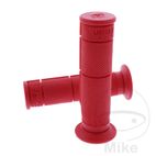 Puños ATV Rojos Domino 22/22 mm | Domino | Motos Camaral